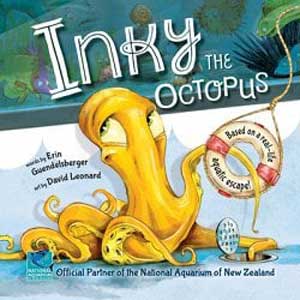 Inky the Octopus: Based on a Real-Life Aquatic Escape!-Erin Guendelsberger and David Leonard