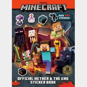 Minecraft Official Nether and the End Sticker Book-Stephanie Milton