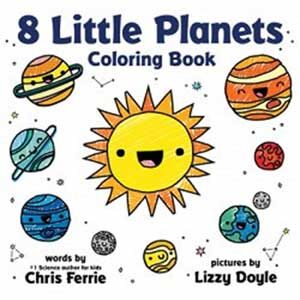 8 Little Planets Coloring Book-Ferrie_C