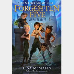 The Forgotten Five #1: Map of Flames -<br>Lisa McMann<br>(WFS)