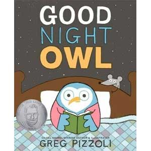 Good Night Owl-Greg Pizzoli<br>Hardcover<br>(Easttown Library)